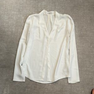 Aritzia Babaton White Blouse